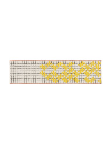 Bandas Single Tappeto C Yellow 240x60 by Gan Rugs