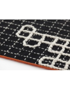 Bandas Single Tappeto D Black 240x60 by Gan Rugs 2