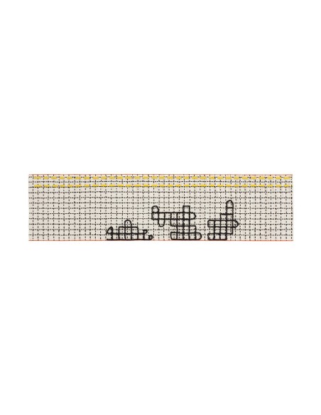 Bandas Single Tappeto D White 240x60 by Gan Rugs