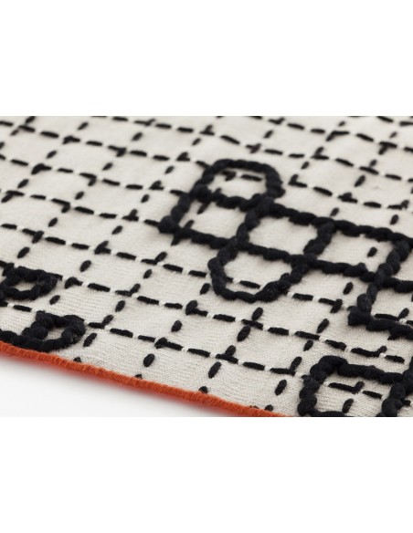 Bandas Single Tappeto D White 240x60 by Gan Rugs