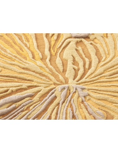 Botanica Tappeto Yellow 200x200 by Gan Rugs