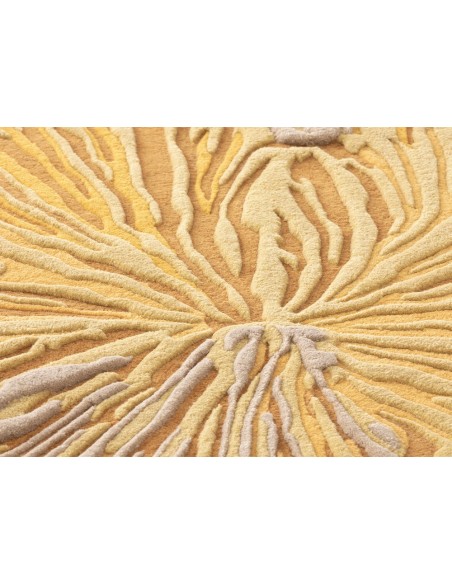 Botanica Rug Yellow 200x200 by Gan Rugs