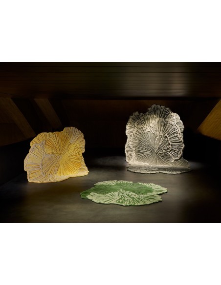 Botanica Rug Yellow 200x200 by Gan Rugs