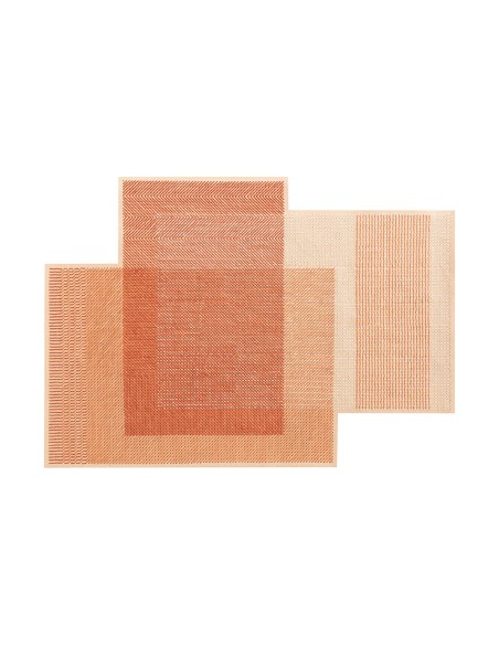Canevas Geo Tappeto Coral 170x240 by Gan Rugs