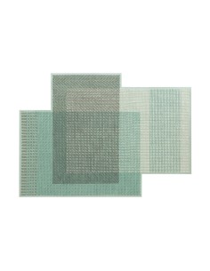Canevas Geo Rug Green 170x240 by Gan Rugs