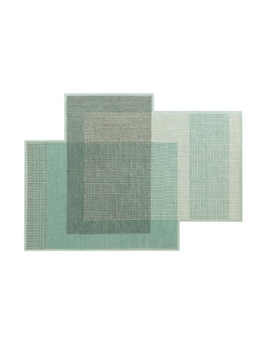 Canevas Geo Tappeto Green 170x240 by Gan Rugs