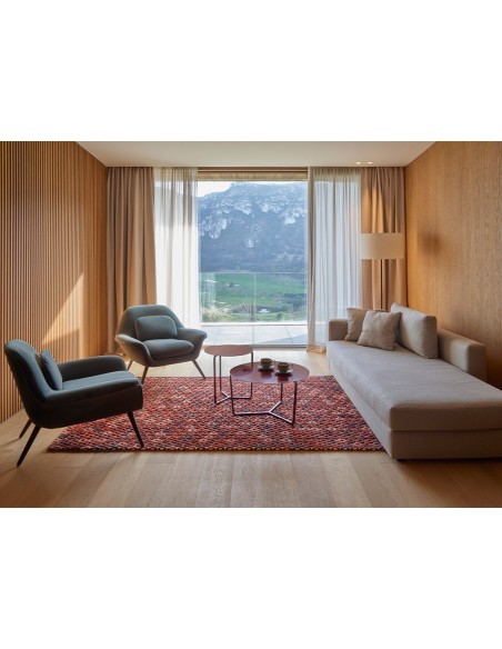 Chimos Tappeto Red 170x240 by Gan Rugs