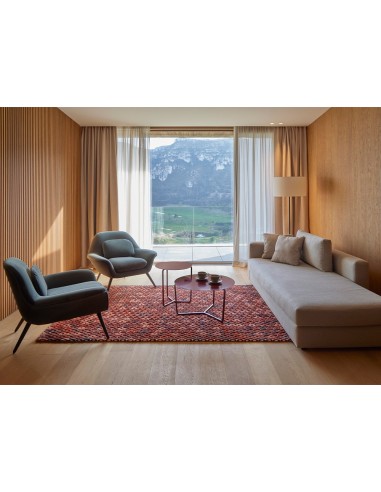 Chimos Tappeto Red 200x300 by Gan Rugs