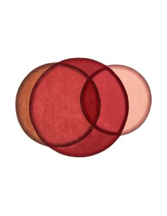 Crystal Rug Red 190x260 by Gan Rugs