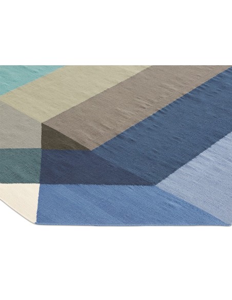 Diamond Outdoor Rug Blue-Green 170x220 by Gan Rugs