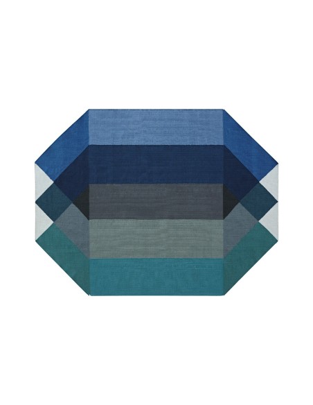Diamond Outdoor Tappeto Blue-Green 300x390 by Gan Rugs