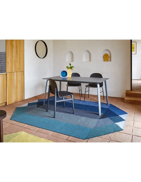 Diamond Outdoor Tappeto Blue-Green 300x390 by Gan Rugs