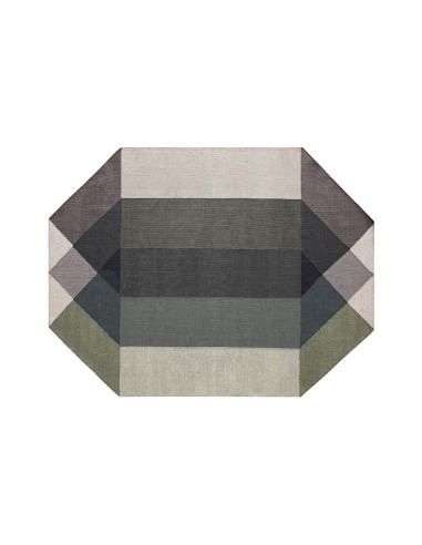 Diamond Outdoor Rug Green-Grey 200x260 by Gan Rugs