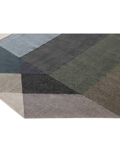 Diamond Outdoor Rug Green-Grey 300x390 by Gan Rugs 2