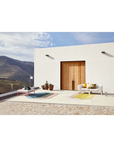 Diamond Outdoor Tappeto Nude-Petrol 300x390 by Gan Rugs