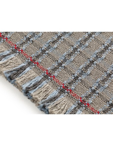 Garden Layers Outdoor Tappeto Checks Blue 180x240 by Gan Rugs