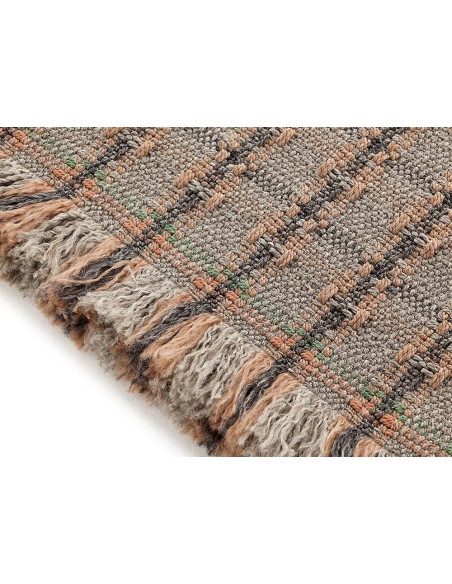 Garden Layers Outdoor Rug Checks Terracotta 200x300 by Gan Rugs