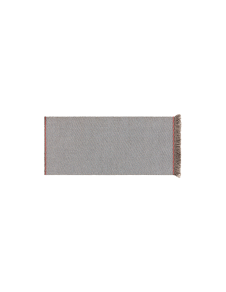 Garden Layers Outdoor Rug Diagonal Almond-Blue 90x200 by Gan Rugs