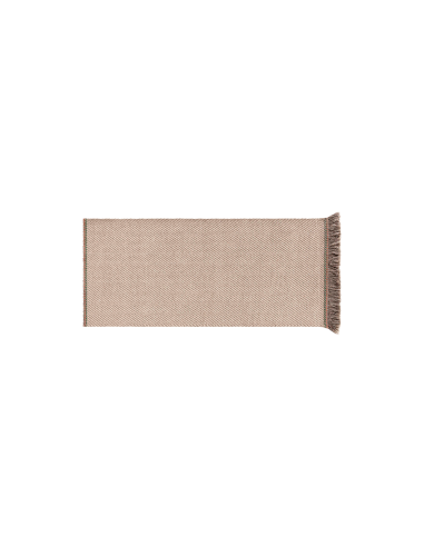 Garden Layers Outdoor Tappeto Diagonal Almond-Ivory 90x200 by Gan Rugs