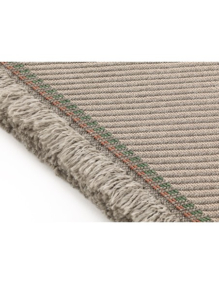 Garden Layers Outdoor Tappeto Diagonal Almond-Ivory 90x200 by Gan Rugs