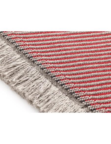Garden Layers Outdoor Tappeto Diagonal Almond-Red 180x240 by Gan Rugs