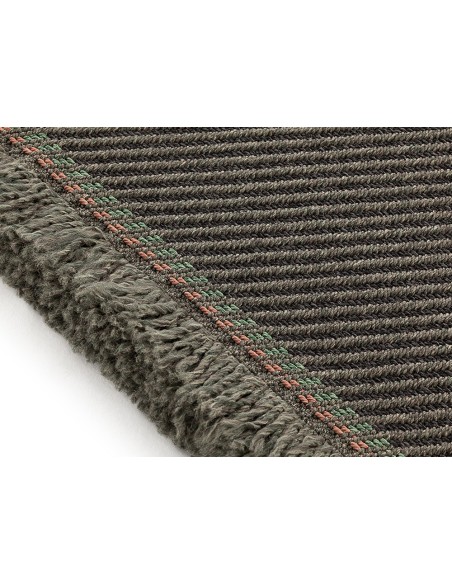 Garden Layers Outdoor Tappeto Diagonal Aloe-Grey 90x200 by Gan Rugs