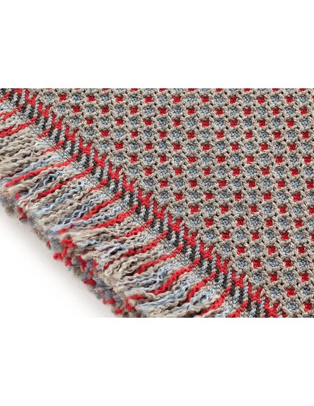 Garden Layers Outdoor Rug Gofre Blue 200x300 by Gan Rugs