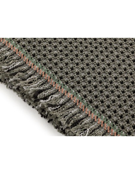 Garden Layers Outdoor Rug Gofre Green 90x200 by Gan Rugs