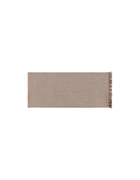Garden Layers Outdoor Rug Gofre Terracotta 90x200 by Gan Rugs