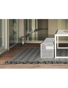 Garden Layers Outdoor Rug Tartan Green 180x240 by Gan Rugs 2