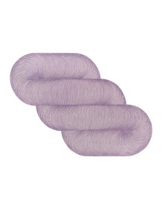 Hand Tufted Giro Tappeto Lilac Big 264x363 by Gan Rugs