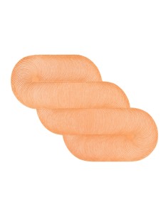 Hand Tufted Giro Tappeto Peach Big 264x363 by Gan Rugs