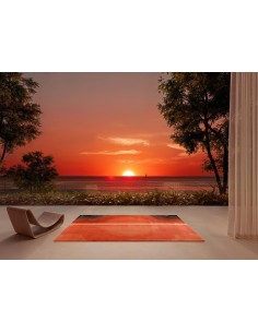 Ibiza Sunset Tappeto Red 170x240 by Gan Rugs 2