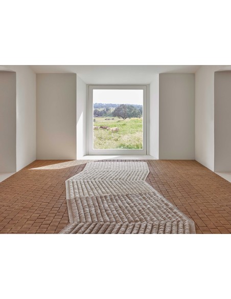 Lines Tappeto Brown 172x280 by Gan Rugs