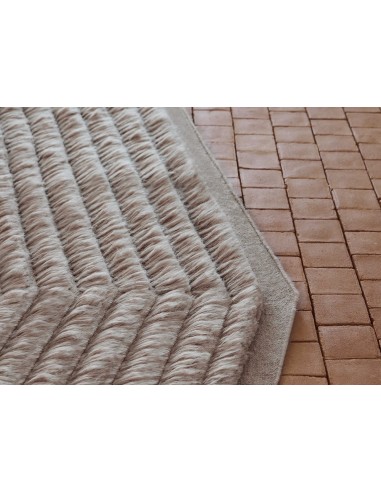 Lines Tappeto Brown 172x280 by Gan Rugs