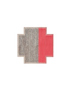 Mangas Space Tappeto Plait Coral 260x260 by Gan Rugs