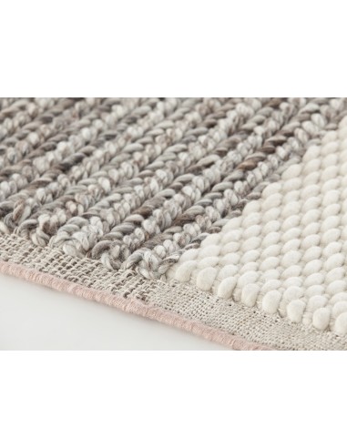 Mangas Space Tappeto Plait Ivory 160x160 by Gan Rugs