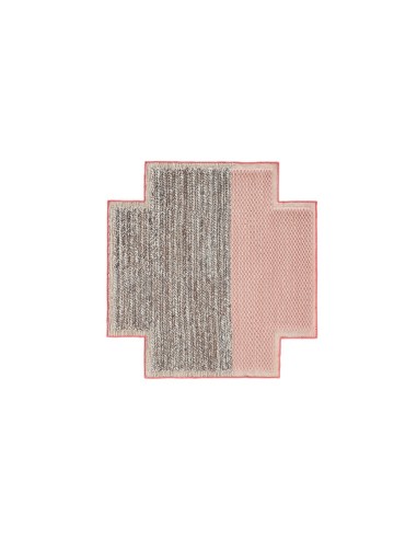 Mangas Space Tappeto Plait Pink 160x160 by Gan Rugs