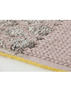 Mangas Space Tappeto Rhombus Pink 220x310 by Gan Rugs 2