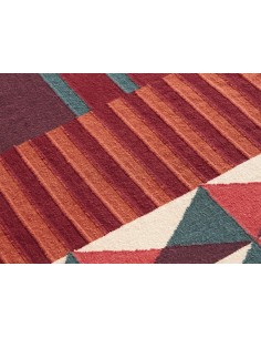 Ndebele Rug Red 200x300 by Gan Rugs 2