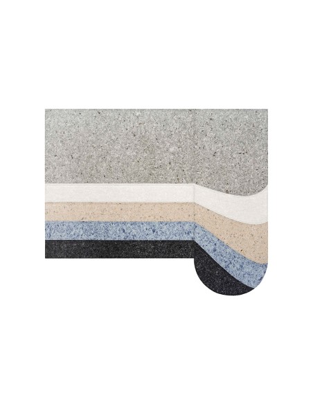 Nuances Rug Round Volcano 250x300 by Gan Rugs