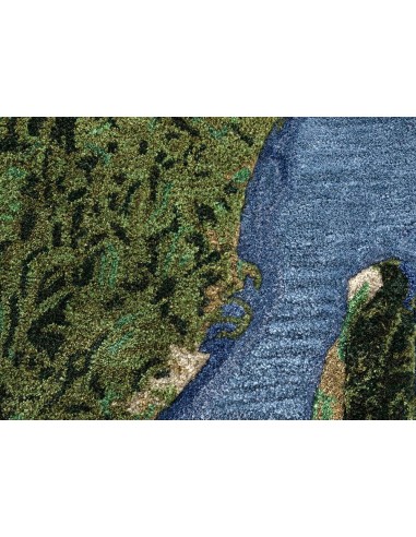 Plastic Rivers Rug Yangtze 100x400 by Gan Rugs