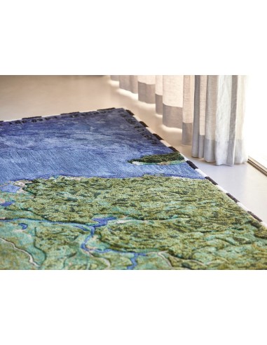 Plastic Rivers Rug Yangtze 100x400 by Gan Rugs