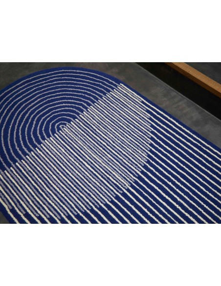 Ply Tappeto Blue 104x300 by Gan Rugs