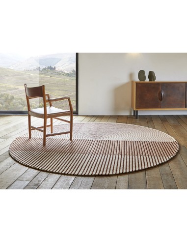 Ply Tappeto Pink rotondo 245 by Gan Rugs