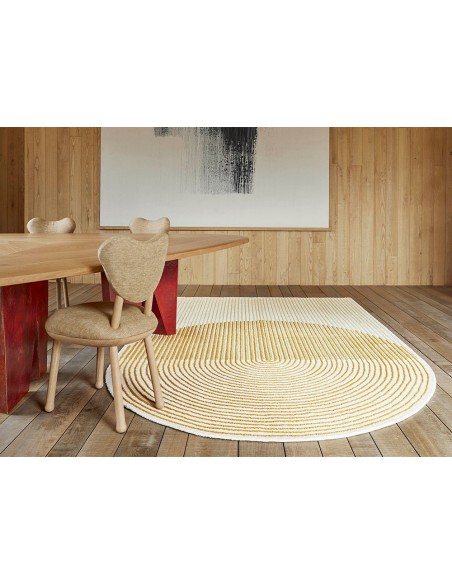 Ply Tappeto Yellow 204x300 by Gan Rugs