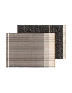 Reversible Tappeto Black 170x240 by Gan Rugs