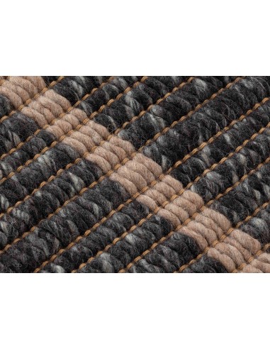 Reversible Tappeto Black 170x240 by Gan Rugs