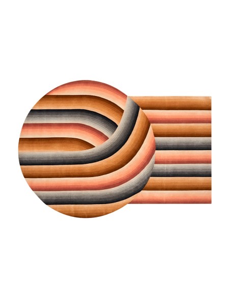 Round Mirage Tappeto Nude 210x300 by Gan Rugs