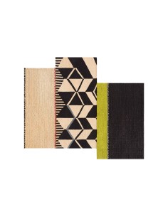 Rustic Chic Tappeto Geo Pistachio 200x250 by Gan Rugs